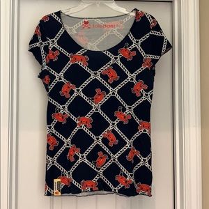 Tokidoki nautical crab pirate rope logo top